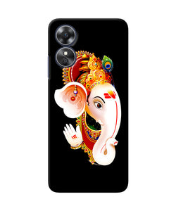 Lord ganesh face Oppo A17 Back Cover