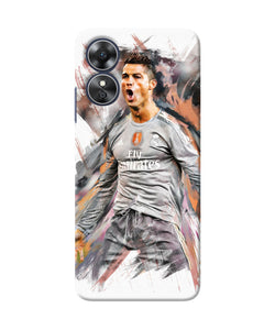 Ronaldo poster Oppo A17 Back Cover