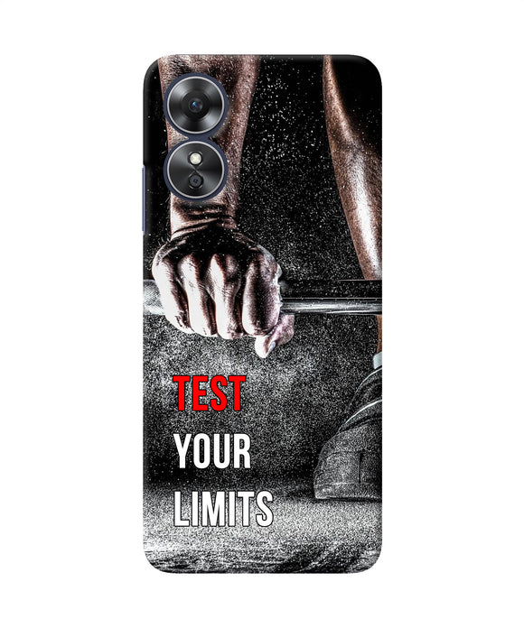 Test your limit quote Oppo A17 Back Cover