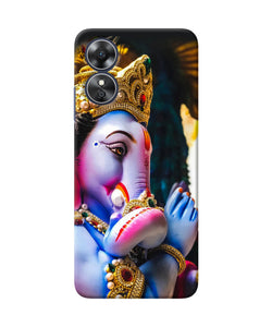 Lord ganesh statue Oppo A17 Back Cover