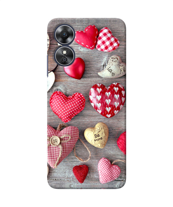 Heart gifts Oppo A17 Back Cover