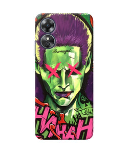 Damaged joker anim Oppo A17 Back Cover