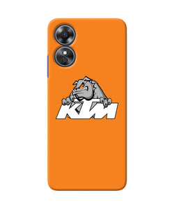 KTM dog logo Oppo A17 Back Cover