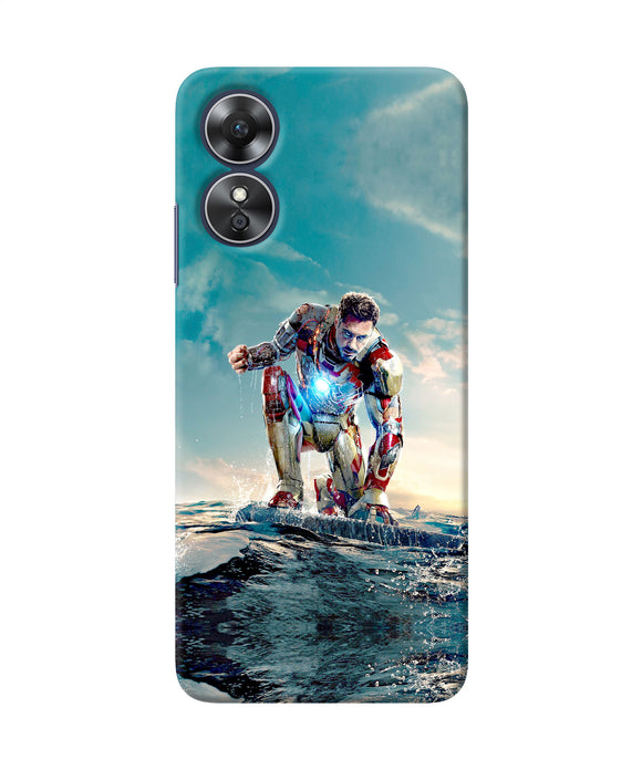 Ironman sea side Oppo A17 Back Cover