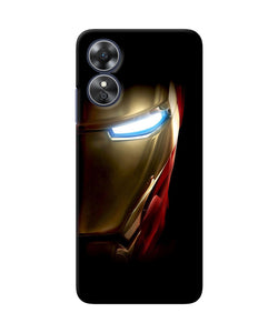 Ironman half face Oppo A17 Back Cover