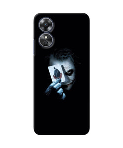 Joker dark knight card Oppo A17 Back Cover