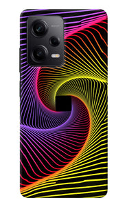 Colorful Strings Poco X5 5G Back Cover