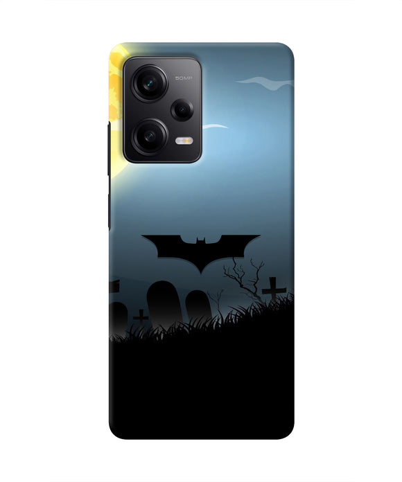 Batman Scary cemetry Poco X5 5G Real 4D Back Cover