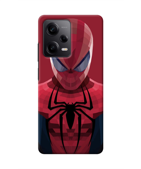Spiderman Art Poco X5 5G Real 4D Back Cover