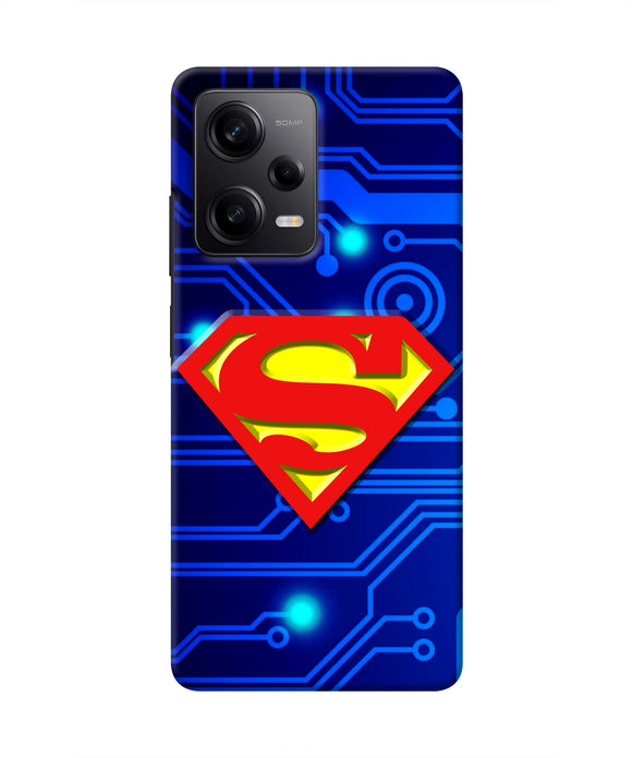 Superman Abstract Poco X5 5G Real 4D Back Cover