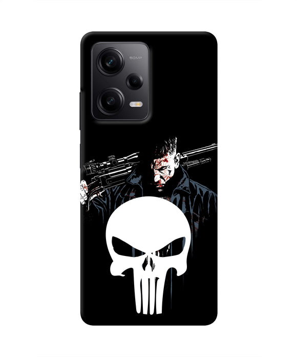 Punisher Character Poco X5 5G Real 4D Back Cover