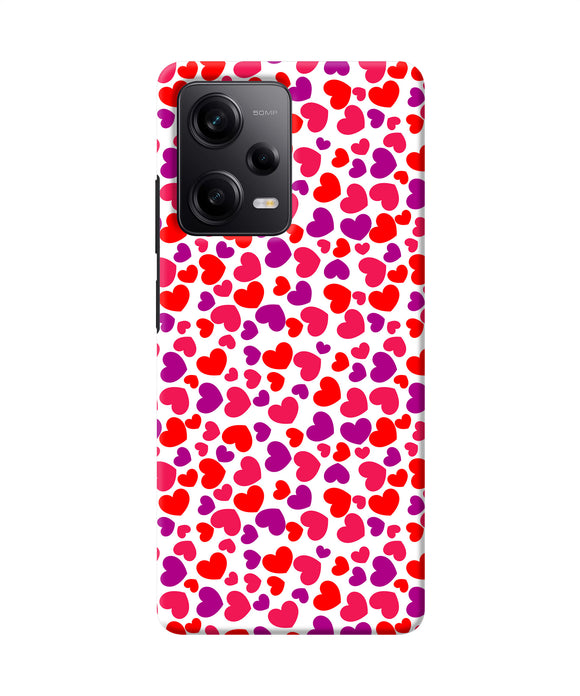 Heart print Poco X5 5G Back Cover