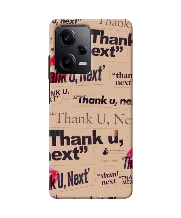 Thank you next Poco X5 5G Back Cover