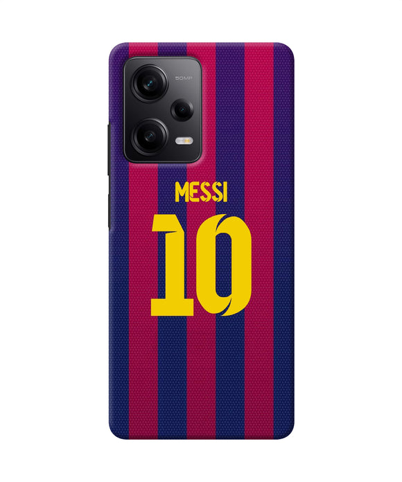 Messi 10 tshirt Poco X5 5G Back Cover