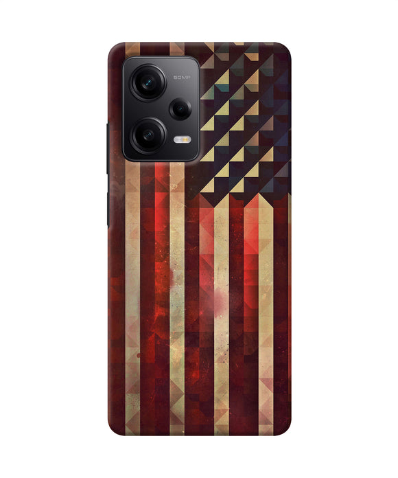 Vintage US flag Poco X5 5G Back Cover