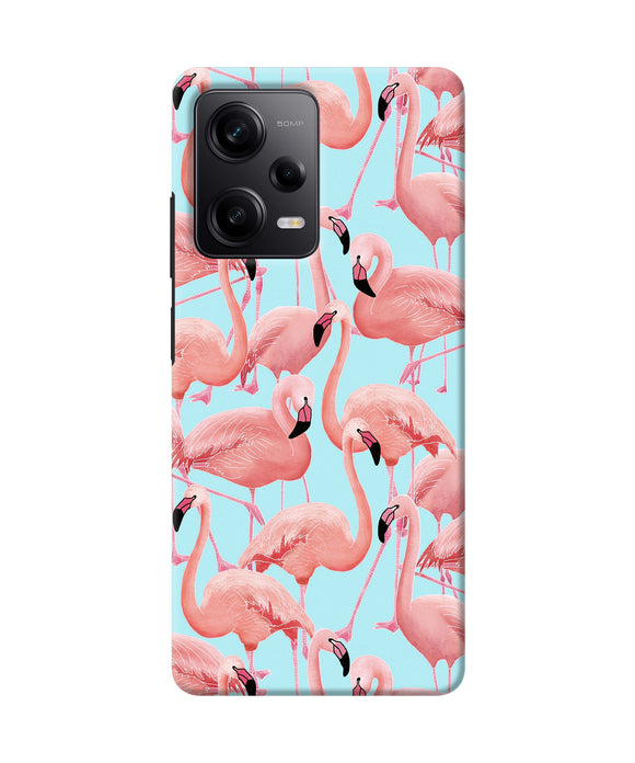 Abstract sheer bird print Poco X5 5G Back Cover