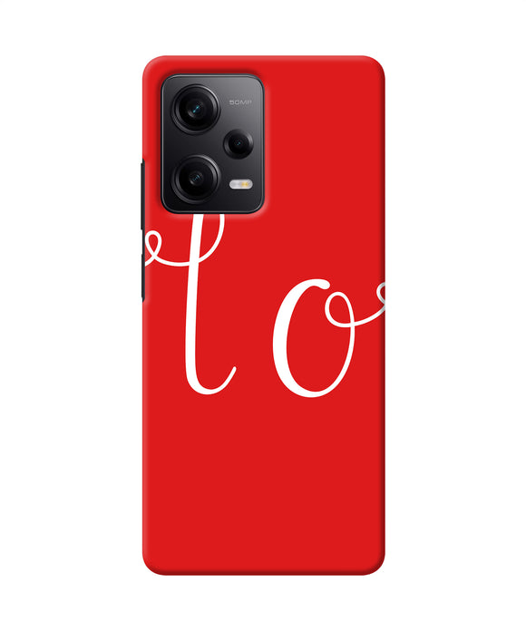 Love one Poco X5 5G Back Cover