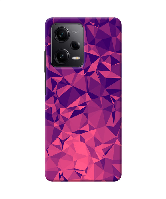 Abstract red blue shine Poco X5 5G Back Cover