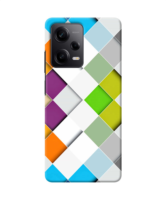 Abstract color box Poco X5 5G Back Cover
