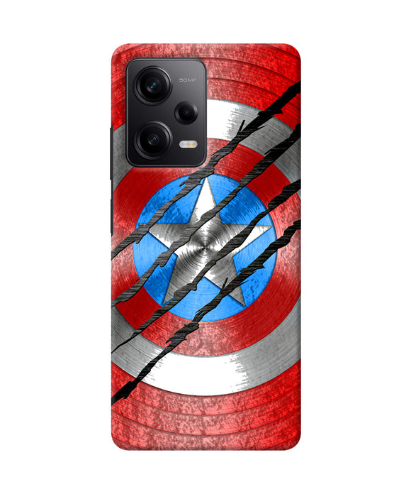 Scratch on shield Poco X5 5G Back Cover