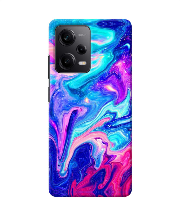 Abstract colorful water Poco X5 5G Back Cover