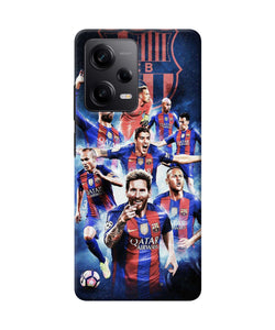 Messi FCB team Poco X5 5G Back Cover