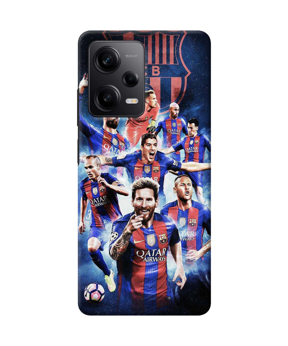 Messi FCB team Poco X5 5G Back Cover