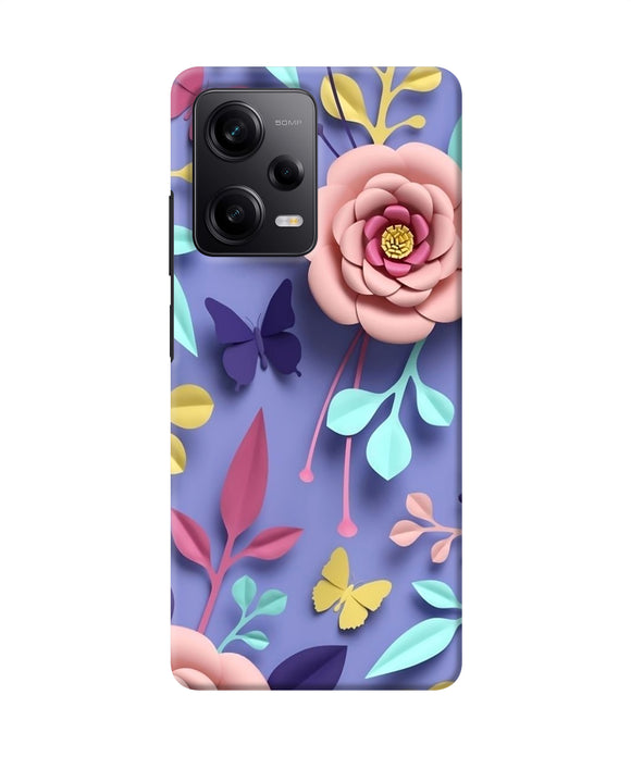 Flower canvas Poco X5 5G Back Cover