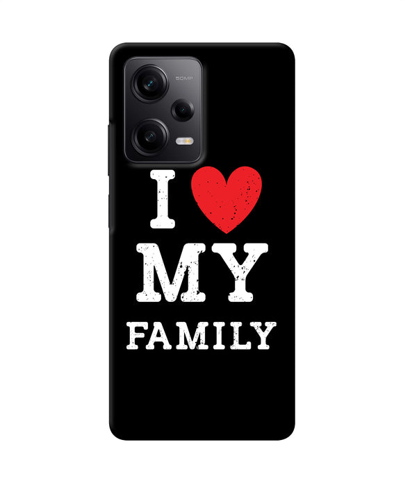 I love my family Poco X5 5G Back Cover