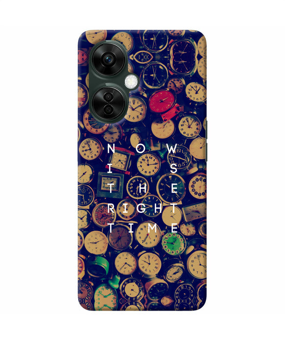 Now is the Right Time Quote OnePlus Nord CE 3 Lite 5G Back Cover