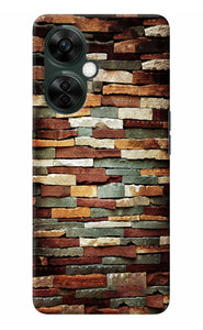 Bricks Pattern OnePlus Nord CE 3 Lite 5G Back Cover