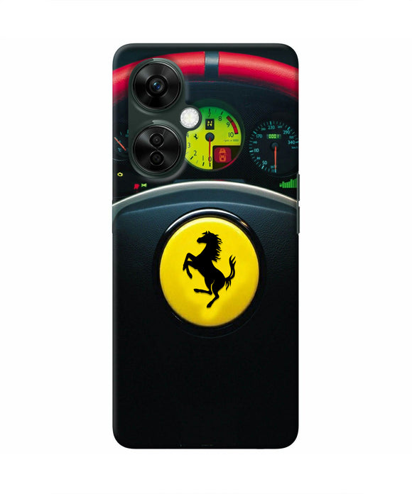 Ferrari Steeriing Wheel OnePlus Nord CE 3 Lite 5G Real 4D Back Cover