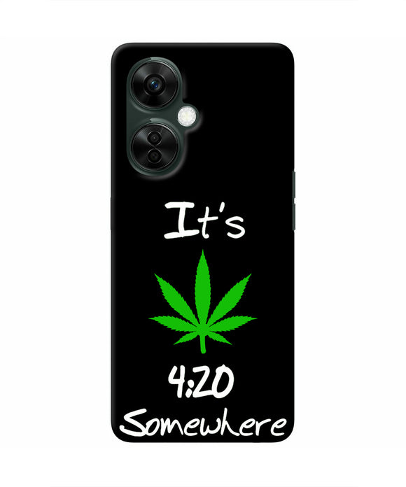 Weed Quote OnePlus Nord CE 3 Lite 5G Real 4D Back Cover