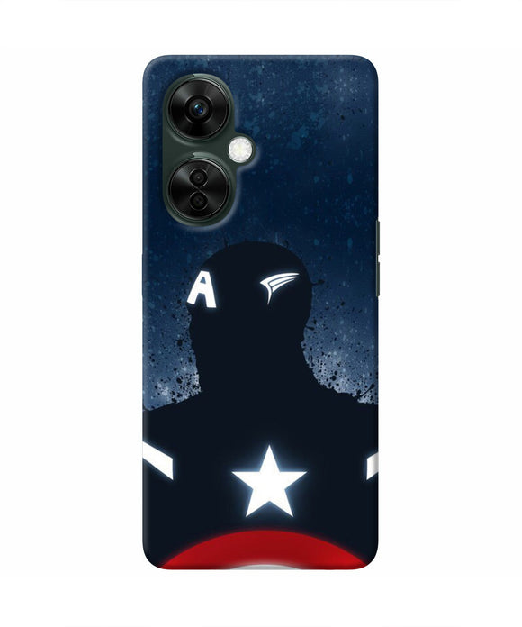 Captain america Shield OnePlus Nord CE 3 Lite 5G Real 4D Back Cover