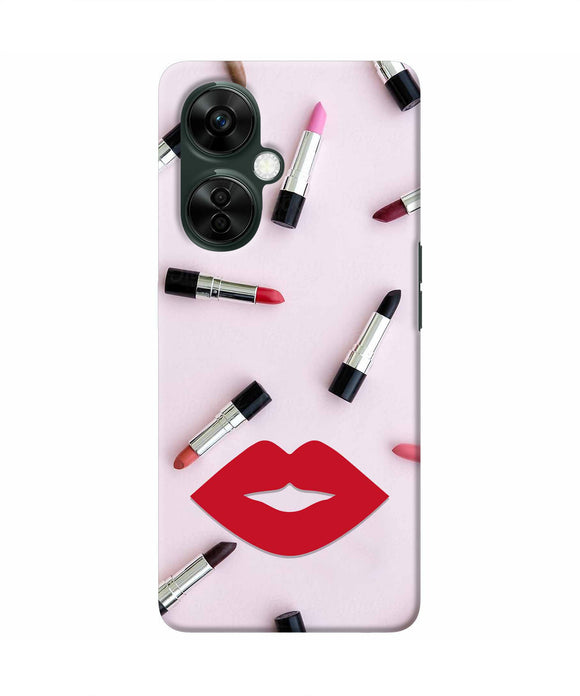 Lips Lipstick Shades OnePlus Nord CE 3 Lite 5G Real 4D Back Cover