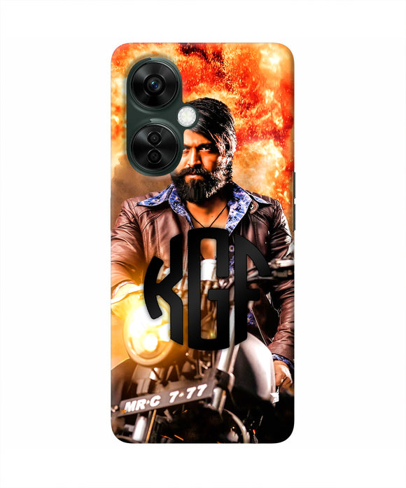 Rocky Bhai on Bike OnePlus Nord CE 3 Lite 5G Real 4D Back Cover