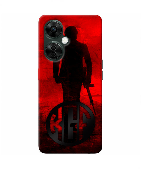 Rocky Bhai K G F Chapter 2 Logo OnePlus Nord CE 3 Lite 5G Real 4D Back Cover