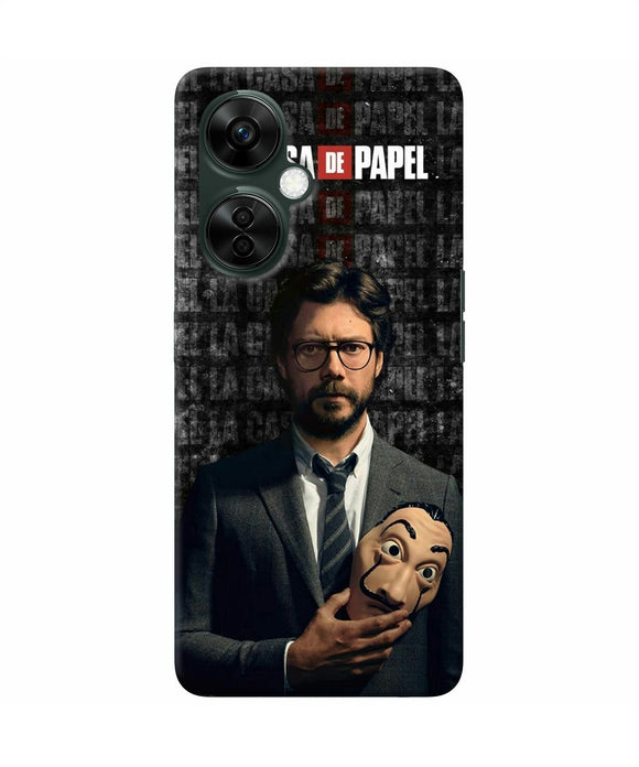 Money Heist Professor with Mask OnePlus Nord CE 3 Lite 5G Back Cover