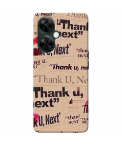 Thank you next OnePlus Nord CE 3 Lite 5G Back Cover