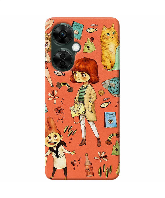 Canvas little girl print OnePlus Nord CE 3 Lite 5G Back Cover