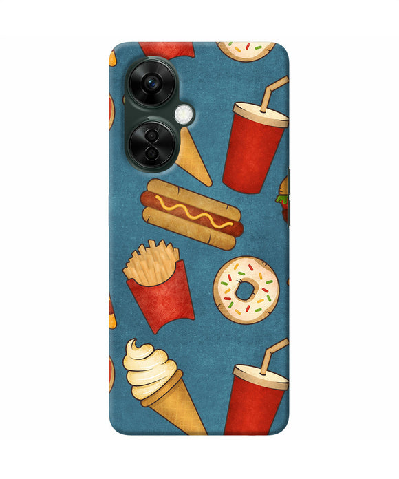 Abstract food print OnePlus Nord CE 3 Lite 5G Back Cover