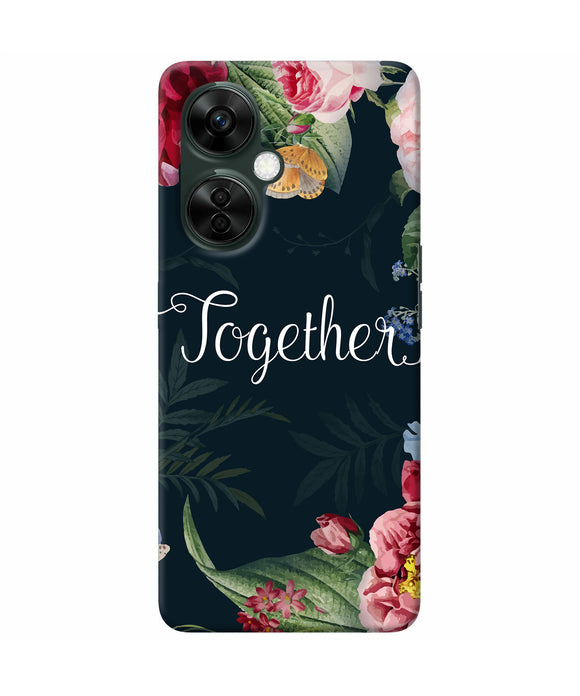 Together flower OnePlus Nord CE 3 Lite 5G Back Cover