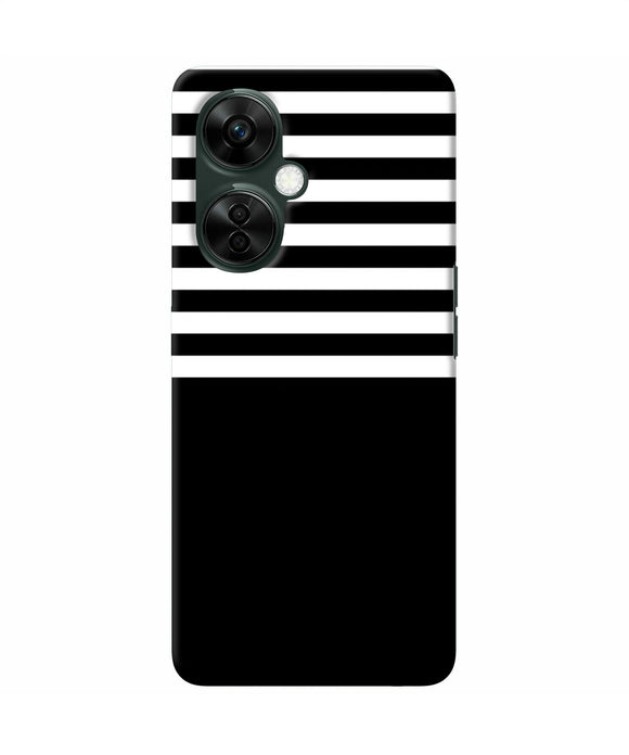 Black and white print OnePlus Nord CE 3 Lite 5G Back Cover