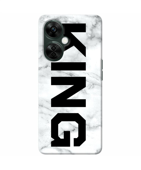 King marble text OnePlus Nord CE 3 Lite 5G Back Cover