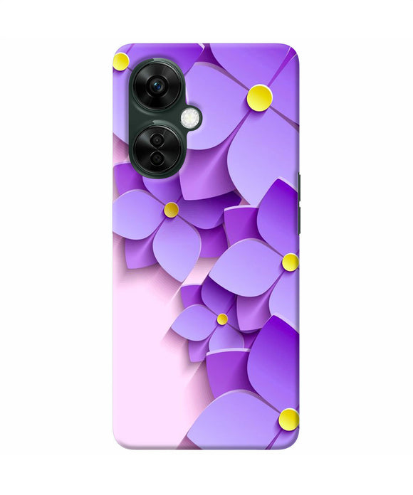 Violet flower craft OnePlus Nord CE 3 Lite 5G Back Cover