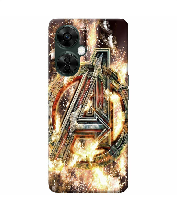 Avengers burning logo OnePlus Nord CE 3 Lite 5G Back Cover