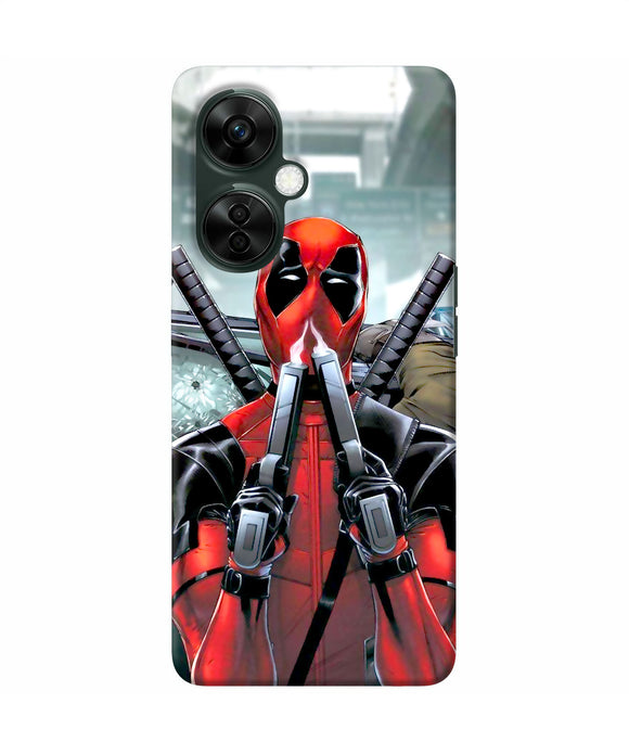 Deadpool with gun OnePlus Nord CE 3 Lite 5G Back Cover