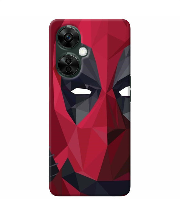 Abstract deadpool half mask OnePlus Nord CE 3 Lite 5G Back Cover