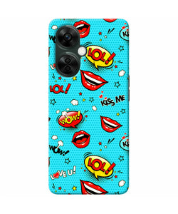 Lol lips print OnePlus Nord CE 3 Lite 5G Back Cover