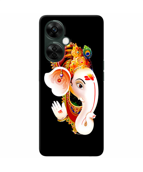 Lord ganesh face OnePlus Nord CE 3 Lite 5G Back Cover